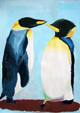 Louise, Age 8,  Acrylic, Penguin